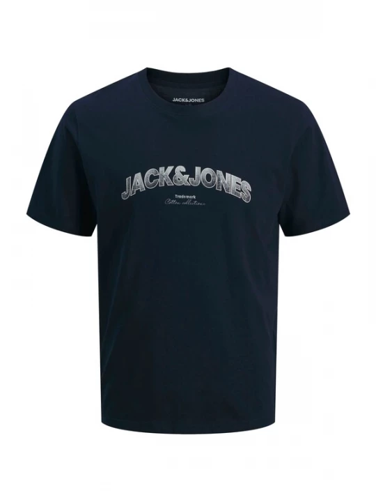 Foto van product JACK & JONES Shirt 'JJAVERY' navy / wit gemêleerd