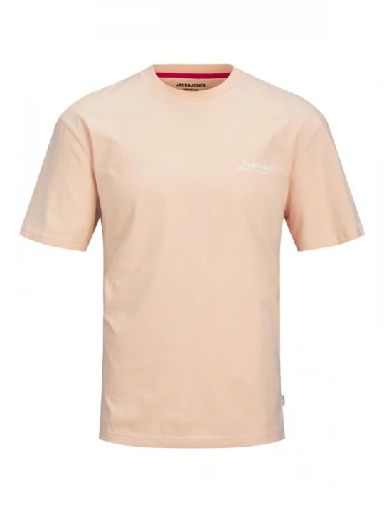 Foto van product JACK & JONES Shirt 'JJBeau' pasteloranje / wit