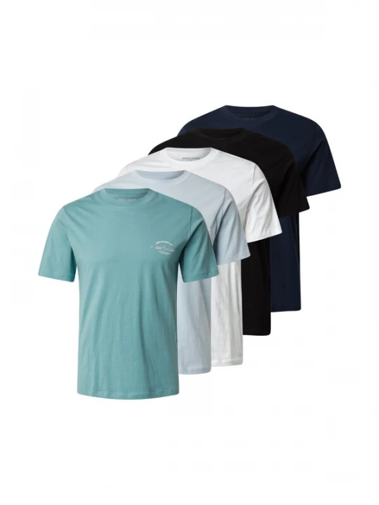 Foto van product JACK & JONES Shirt 'JJBRANDON' marine / jade groen / zwart / wit