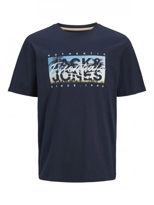 Foto van product JACK & JONES Shirt 'JJColton' beige / lichtblauw / donkerblauw / wit