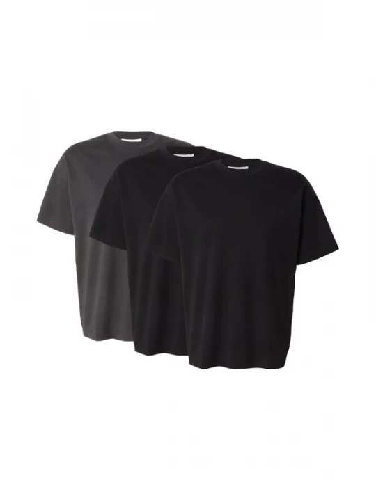 Foto van product JACK & JONES Shirt 'JJEBARRON' donkergrijs / zwart