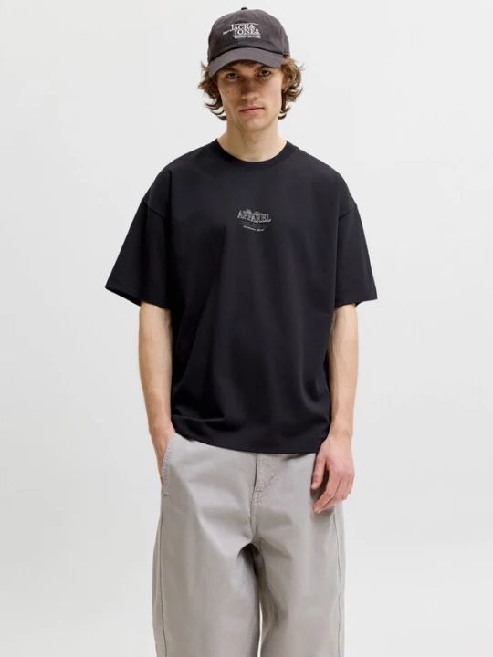 Foto van product JACK & JONES Shirt 'JJEBARRON STUDIO' beige / lichtgroen / zwart / wit