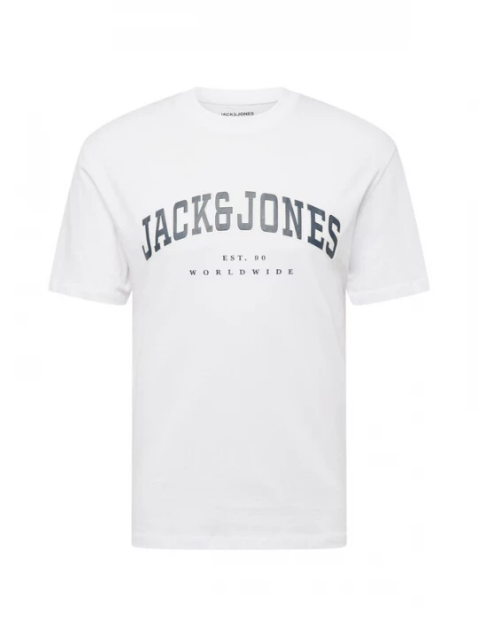 Foto van product JACK & JONES Shirt 'JJECaleb' zwart / wit