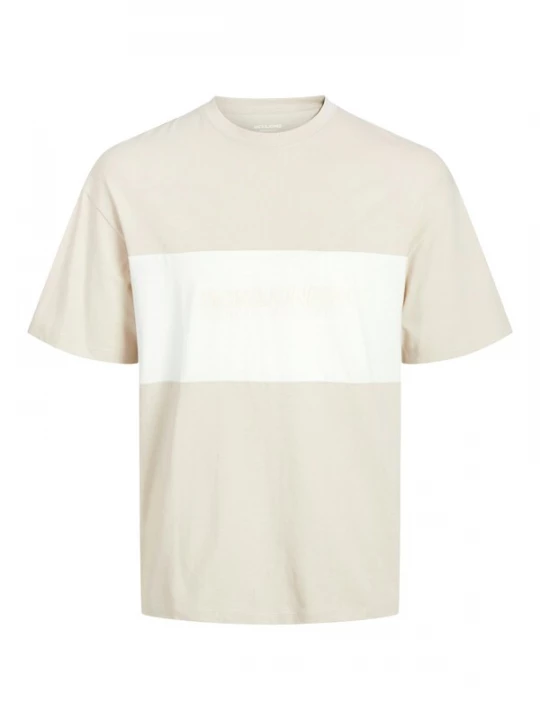 Foto van product JACK & JONES Shirt 'JJELegacy' taupe / natuurwit