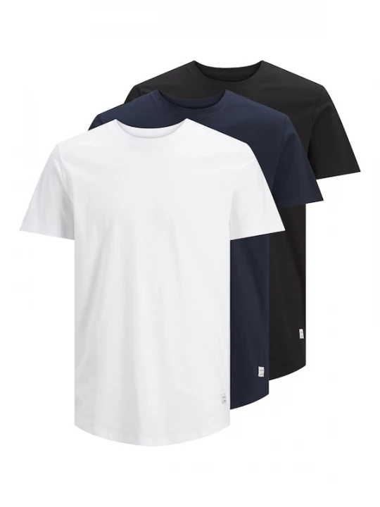 Foto van product JACK & JONES Shirt 'JJENoa' marine / zwart / wit