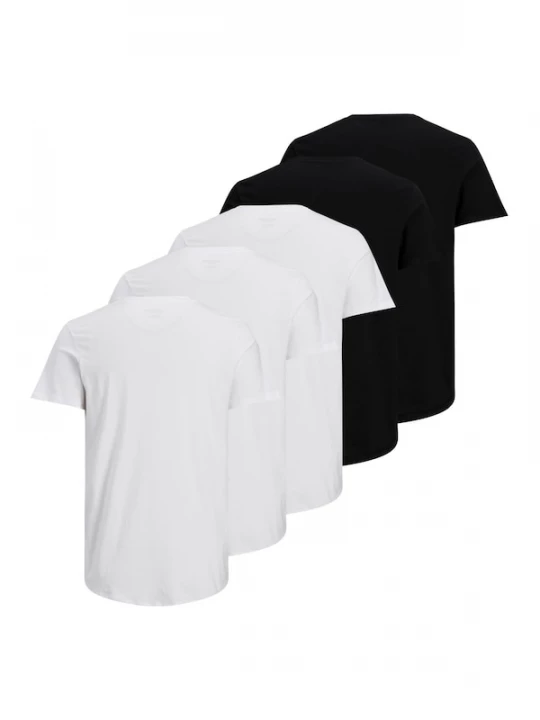 Foto van product JACK & JONES Shirt 'JJENoa' zwart / wit