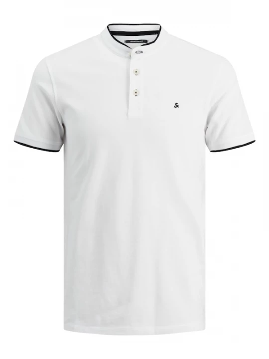 Foto van product JACK & JONES Shirt 'JJEPaulos' zwart / offwhite