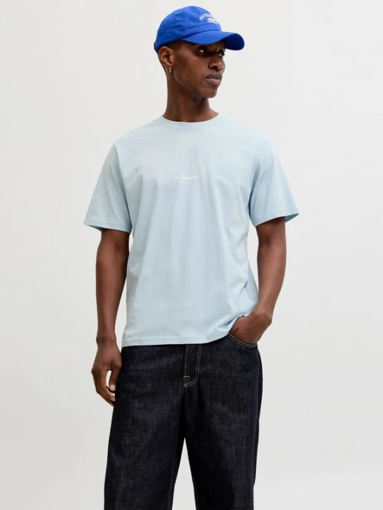 Foto van product JACK & JONES Shirt 'JJESoho' lichtblauw / wit