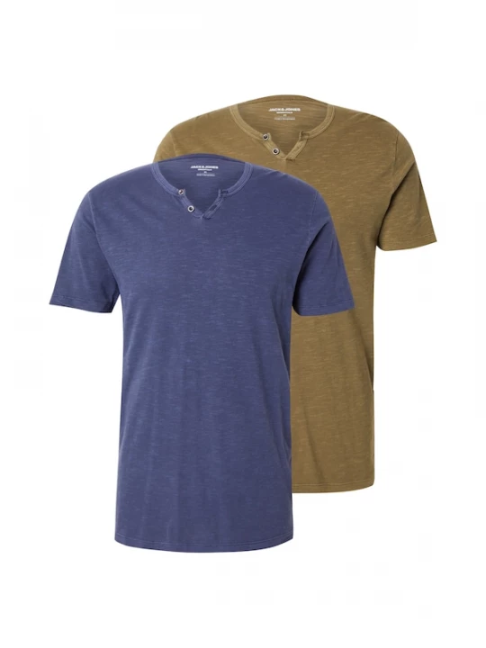 Foto van product JACK & JONES Shirt 'JJESPLIT' marine / kaki