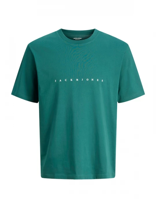 Foto van product JACK & JONES Shirt 'JJEStar' smaragd / wit