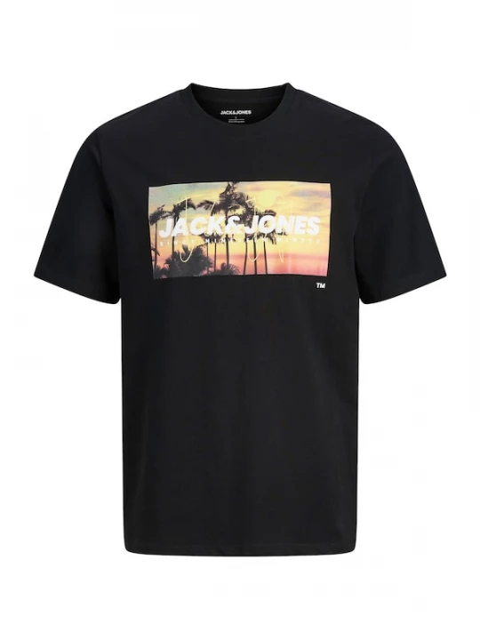 Foto van product JACK & JONES Shirt 'JJIndiana' goudgeel / zalm roze / zwart / wit