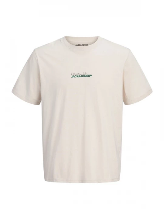 Foto van product JACK & JONES Shirt 'JJKENDRICK' ecru / donkergroen / zwart