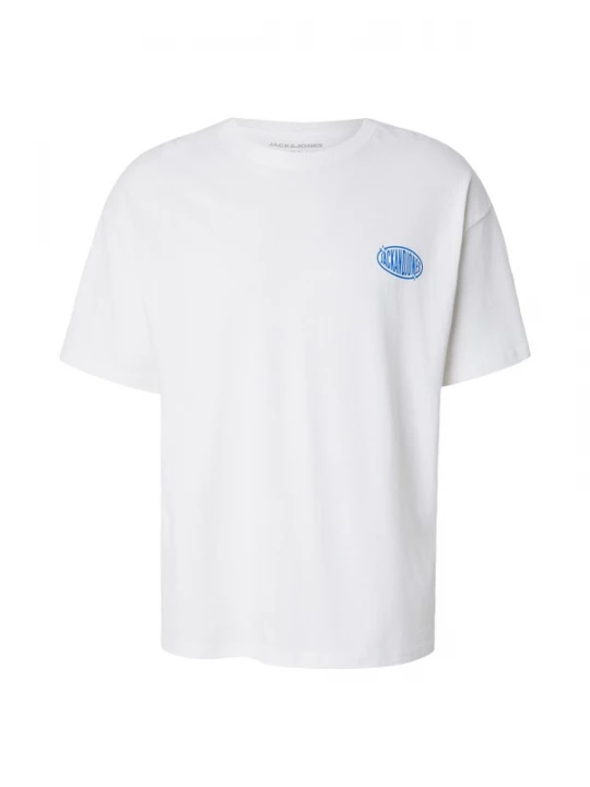 Foto van product JACK & JONES Shirt 'JJLEGACY' lichtblauw / smaragd / watermeloen rood / wit