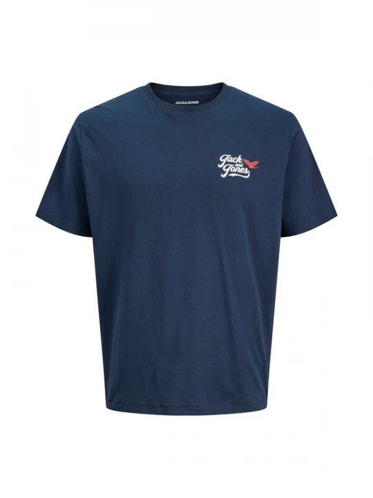 Foto van product JACK & JONES Shirt 'JJLEGEND' navy / bloedrood / wit