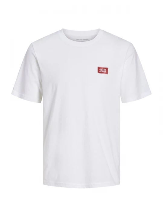 Foto van product JACK & JONES Shirt 'JJRUSH' donkerrood / wit