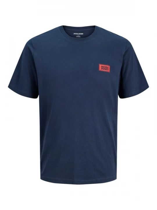 Foto van product JACK & JONES Shirt 'JJRUSH' navy / watermeloen rood