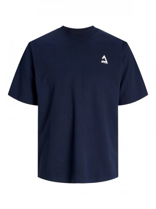 Foto van product JACK & JONES Shirt 'JJTriangle Summer' marine / azuur / lichtrood / wit