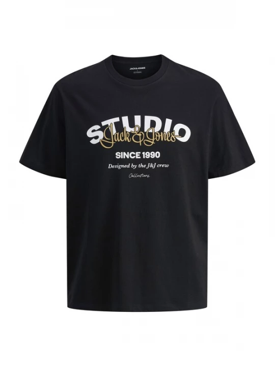 Foto van product JACK & JONES Shirt 'JJYuki' lichtgeel / zwart / wit