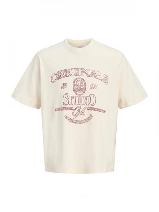 Foto van product JACK & JONES Shirt 'JORCHAMBERI' bourgogne / wolwit