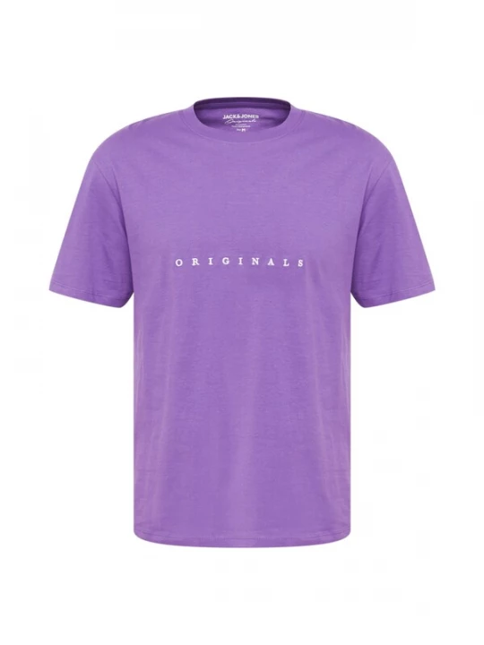 Foto van product JACK & JONES Shirt 'JORCopenhagen' donkerlila / wit
