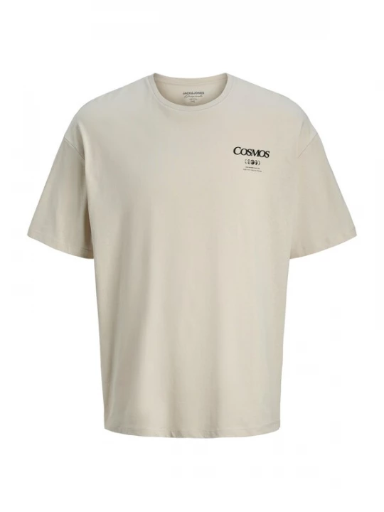 Foto van product JACK & JONES Shirt 'JORCOSMOS' ecru / zwart