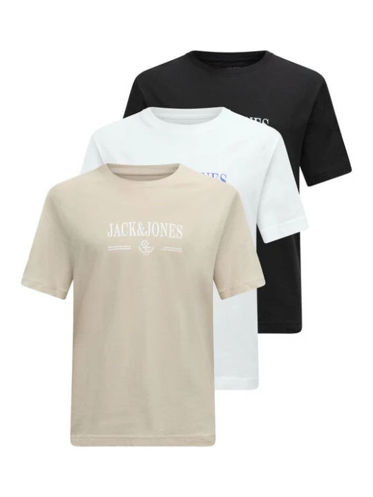 Foto van product JACK & JONES Shirt 'JORFREDERIKSBERG' beige / blauw / zwart / wit