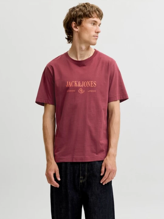 Foto van product JACK & JONES Shirt 'JORFREDERIKSBERG' roestbruin / oranje