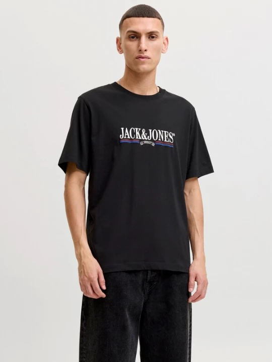 Foto van product JACK & JONES Shirt 'JORFREDERIKSBERG' royal blue / koningsblauw / bloedrood / zwart / wit