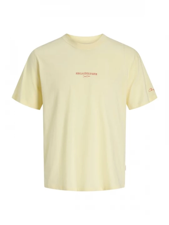 Foto van product JACK & JONES Shirt 'JORHyeres' lichtblauw / pasteelgeel / oranje / framboos