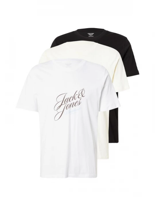Foto van product JACK & JONES Shirt 'JORInwood' beige / blauw / zwart / wit