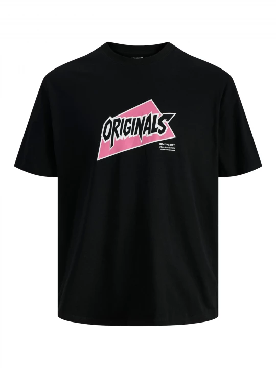 Foto van product JACK & JONES Shirt 'JORKAI' pink / zwart / wit