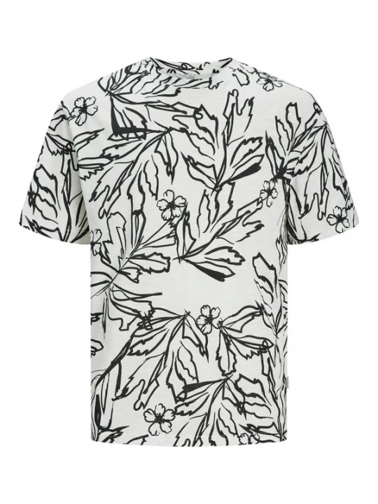 Foto van product JACK & JONES Shirt 'JORLAFAYETTE' zwart / offwhite