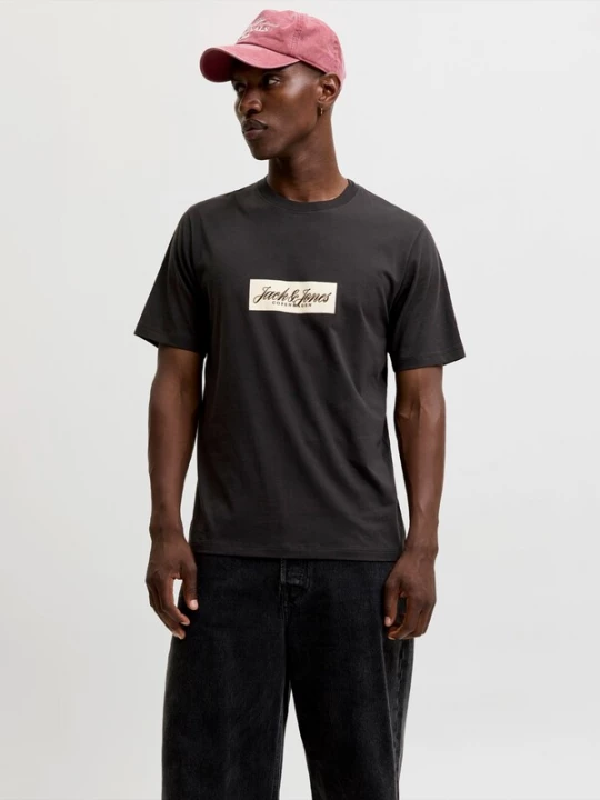 Foto van product JACK & JONES Shirt 'JORNORREBRO' crème / zwart