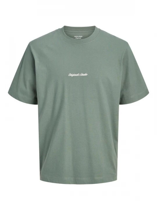 Foto van product JACK & JONES Shirt 'JORNORREBRO' groen / wit