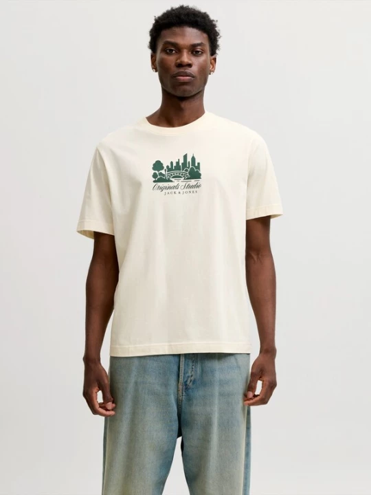 Foto van product JACK & JONES Shirt 'JORNORREBRO' groen / wolwit