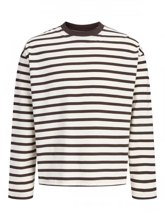 Foto van product JACK & JONES Shirt 'JORNORREBRO' pastelblauw / chocoladebruin / wit