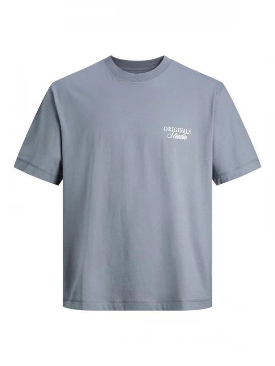 Foto van product JACK & JONES Shirt 'JORNorrebro' pastelblauw / wit