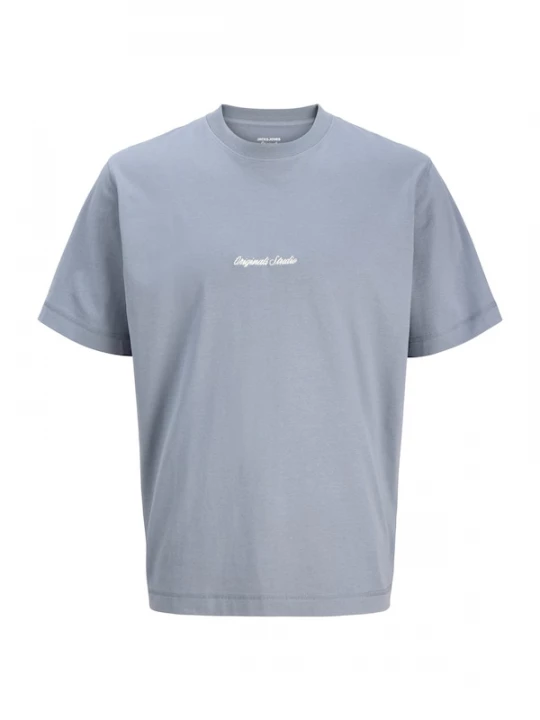 Foto van product JACK & JONES Shirt 'JORNorrebro' pastelblauw / wit