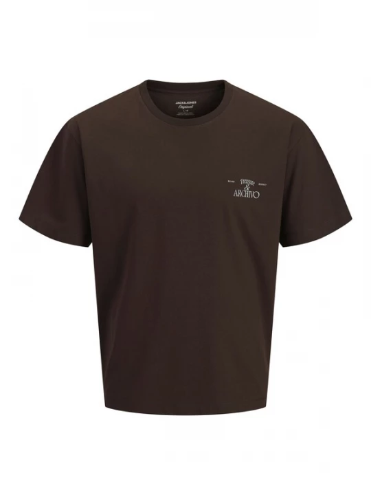 Foto van product JACK & JONES Shirt 'JORSALAMANCO' chamois / lichtblauw / bruin / chocoladebruin