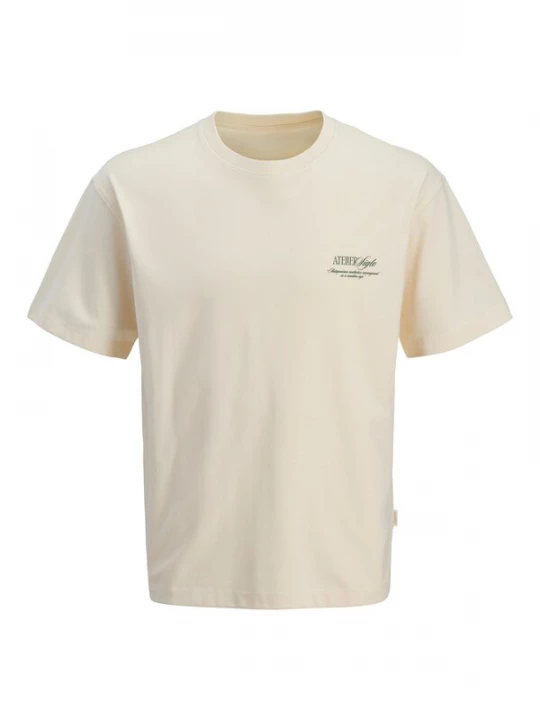 Foto van product JACK & JONES Shirt 'JORSALAMANCO' crème / donkergroen / oranje / zwart