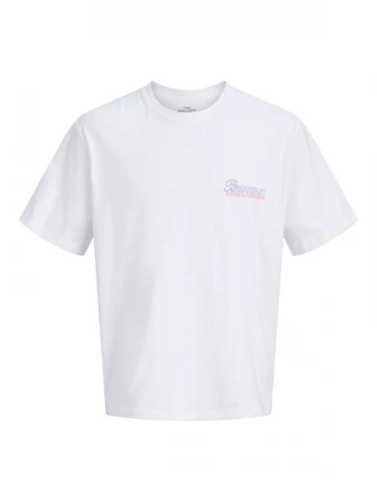 Foto van product JACK & JONES Shirt 'JORSKETCH' blauw / pruim / oranje / wit