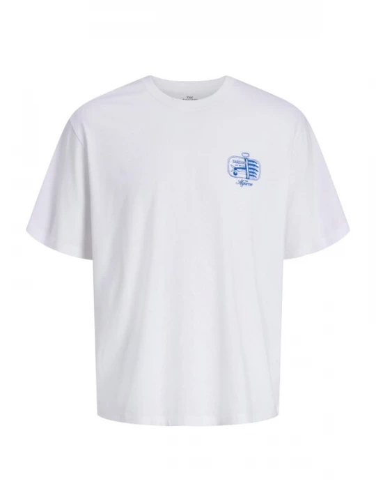 Foto van product JACK & JONES Shirt 'JORVACATION' blauw / wit