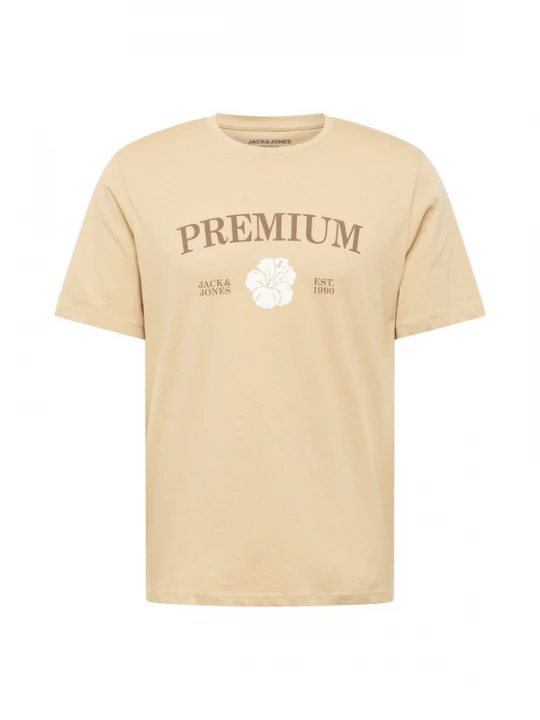 Foto van product JACK & JONES Shirt 'JPRBLAALFIE' sand / lichtbruin / wit