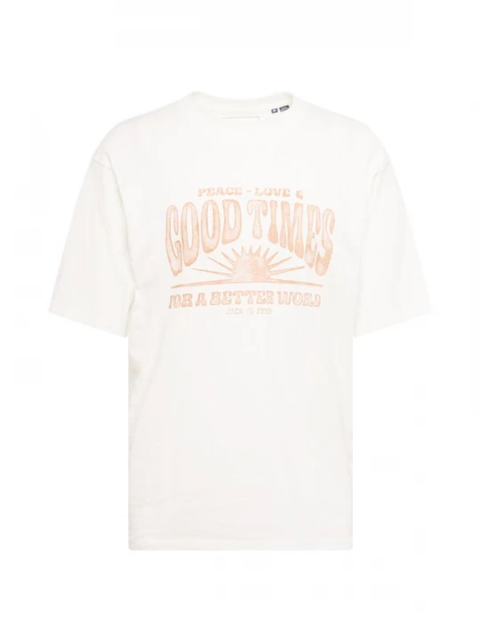 Foto van product JACK & JONES Shirt 'JPRBLUHippy' honing / wit