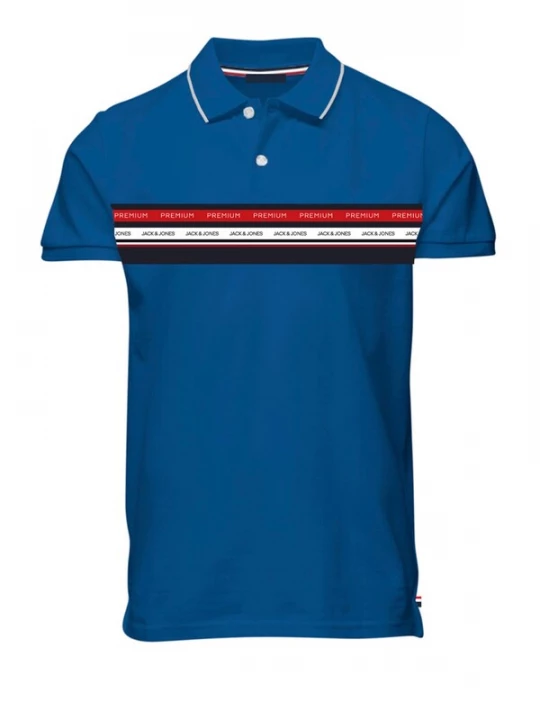 Foto van product JACK & JONES Shirt 'JPRBLUWillow' blauw / rood / wit