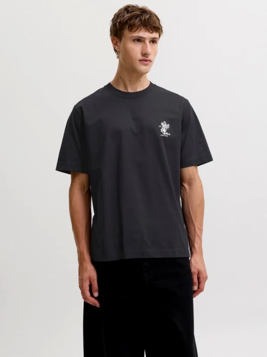 Foto van product JACK & JONES Shirt 'JWHMaine' zwart / wit