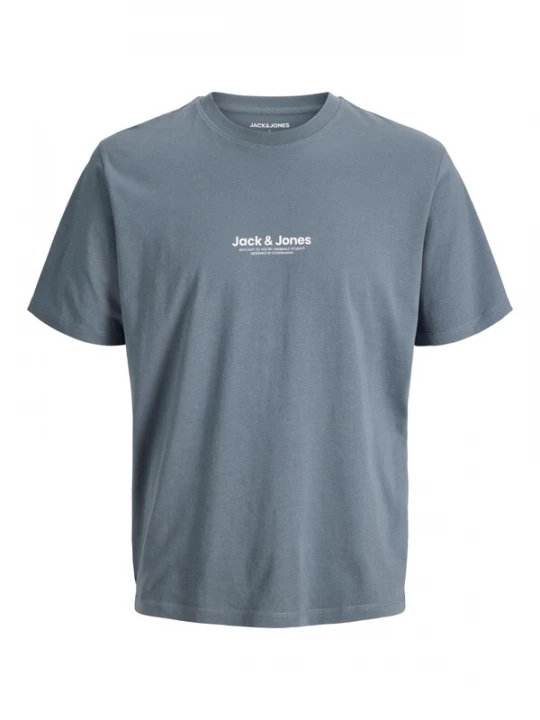 Foto van product JACK & JONES Shirt 'JWHVesterbro' donkergrijs / wit