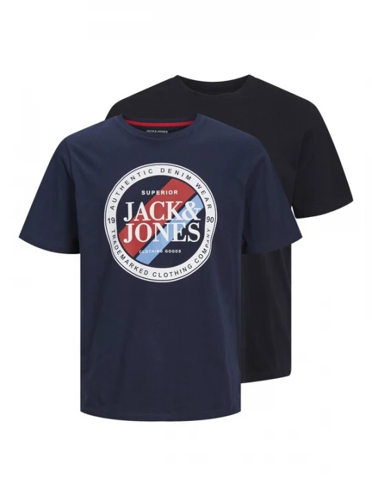 Foto van product JACK & JONES Shirt 'Loyd & Loof' navy / rood / zwart / wit