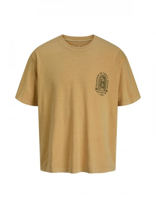 Foto van product JACK & JONES Shirt 'Manson' lichtbruin / zwart