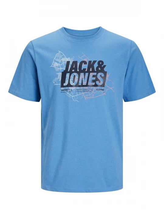 Foto van product JACK & JONES Shirt 'Map' blauw